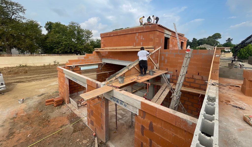 Suivi de chantier par GOUPIL Maîtrise d’Œuvre à Montpellier